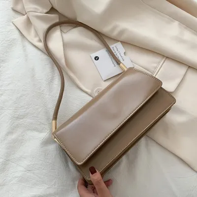 Classy PU Leather Flap Double Layer Shoulder Bags